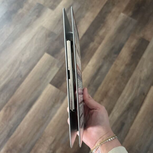 White Coat Medical Edition Clipboard Foldable Metal Hinge Conversion EKG QRS - Picture 3 of 6